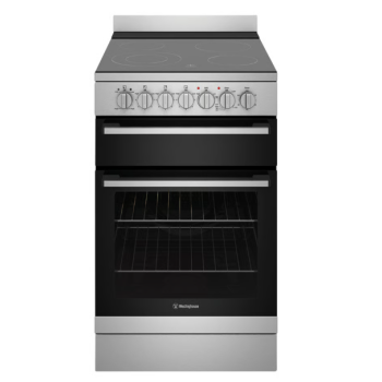 WFE542SCB Westinghouse 54cm Freestanding Electric Oven and Ceramic Cooktop
